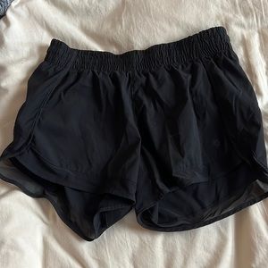 Athleta black running shorts
